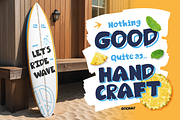 Gochap, a Handwritten Font by Burntilldead (Thumbnail 7 of 9)