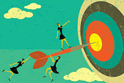 Business Concepts Bundle 07 Women, a Person Illustration by retrorocket (Thumbnail 7 of 16)