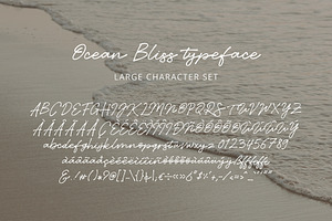 Ocean Bliss Modern Handwritten