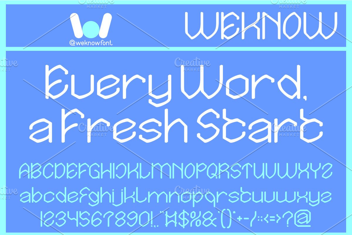 Good New font, a Font by weknow (Photo 2 of 8)