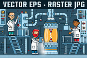 Science Laboratory Set, an Education Illustration by Agor2012 shop (Thumbnail 3 of 6)