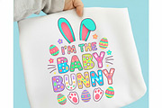 I’m the Baby Bunny Funny Easter Png, an Illustration by designcity5 (Thumbnail 6 of 9)