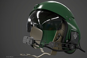 High Poly - Helmet Helicopter, a Characters & Person 3D Model by PurePolygons (Thumbnail 3 of 4)