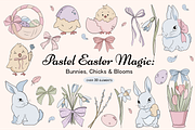 Easter & Spring Set, a Decorative Illustration by Iryna Danyliuk (Thumbnail 1 of 4)