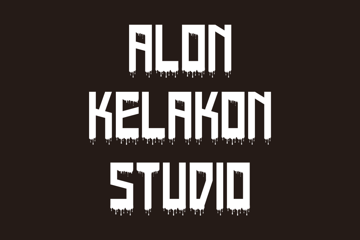Scary Jobs, a Blackletter Font by alon kelakon (Photo 4 of 6)
