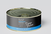 Food Tin Can Mockup Set, a Cups & Container Mockup by artBit Design Studio (Thumbnail 4 of 5)