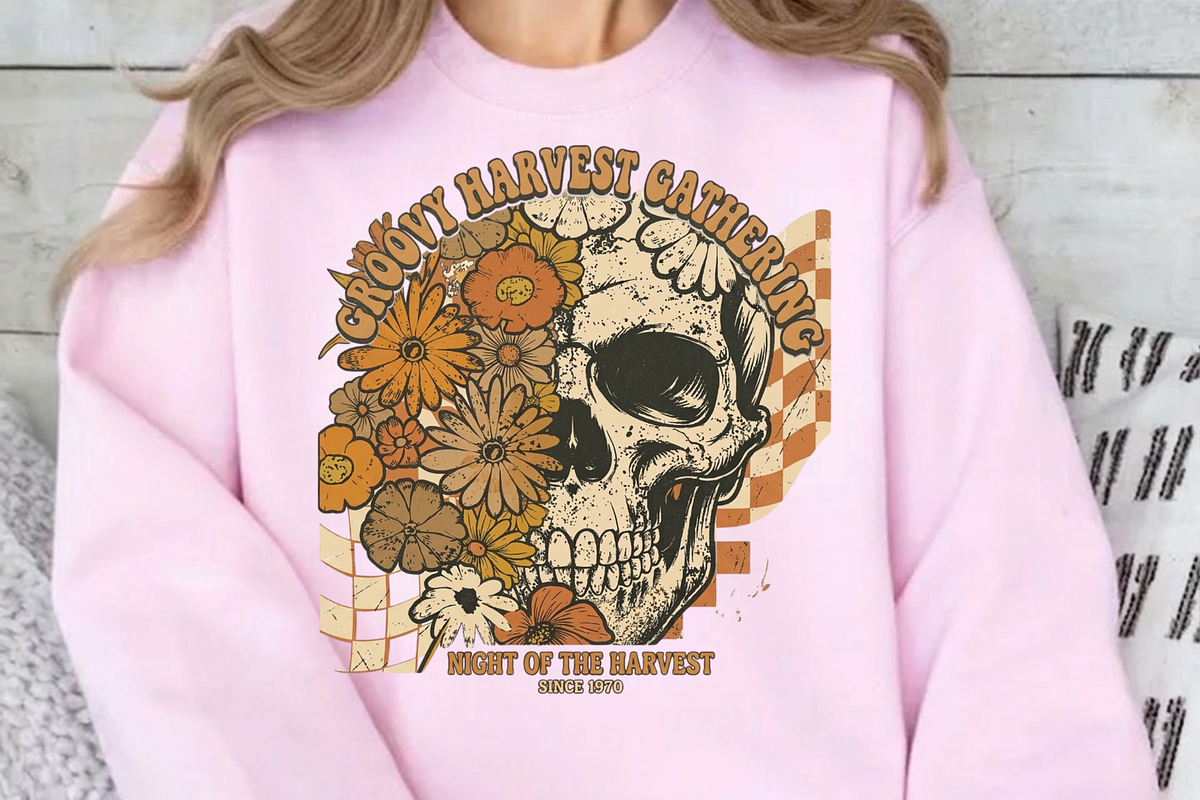 Retro Floral Skeleton PNG, Halloween, a Graphic by Vector Portal (Photo 8 of 8)