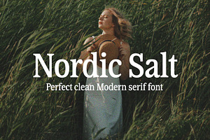 Nordic Salt / Vintage Modern Serif