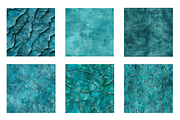Teal Textures Seamless Digital Paper, a Pattern Graphic by Chromolume Studio (Thumbnail 4 of 28)