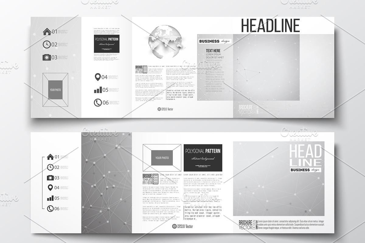 Bundle of 25 brochure templates, a Decorative Illustration by VectorShop (Photo 20 of 25)