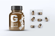 Pill Cosmetics Glass Bottle Mockup, an Advertising Mockup by Hubzway (Thumbnail 8 of 9)