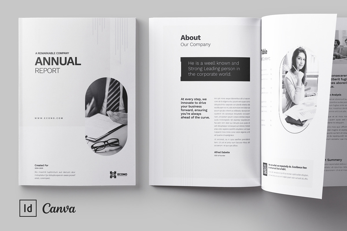 Annual Report Template | Canva