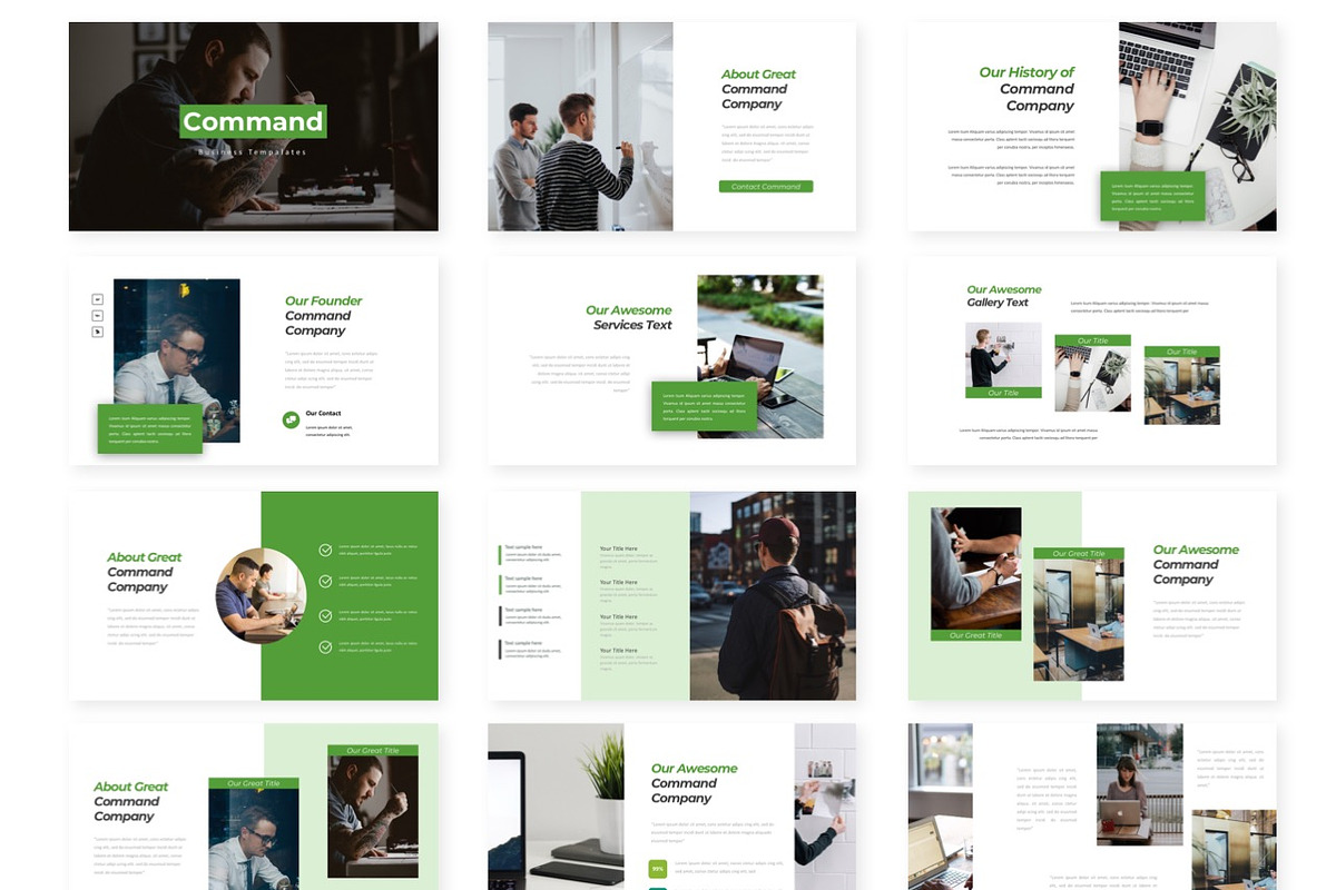 Command - Presentation Template, a Presentation Template by AQR Studio