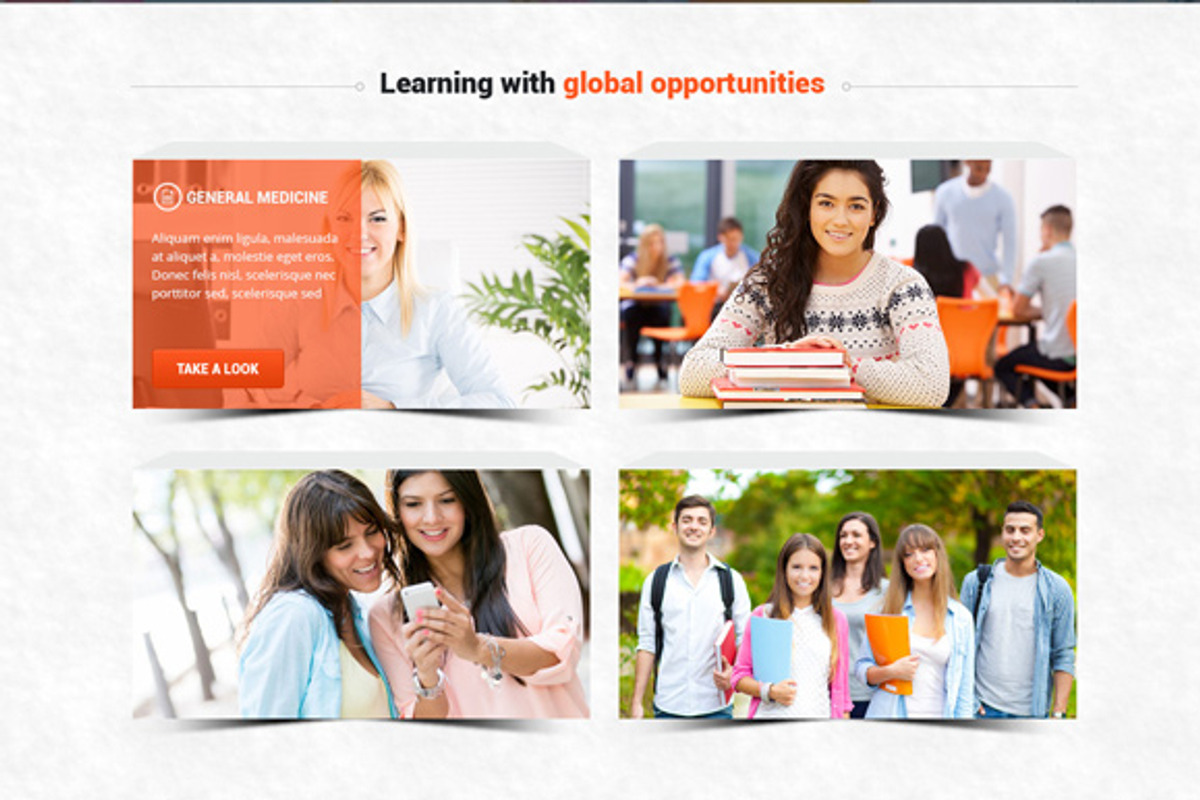 Edu Courses - Landing Page PSD, a Landing Page Template by imithemes (Photo 3 of 5)