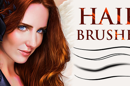 Hair Brushes, a Brush Add-On by vurdembrushes