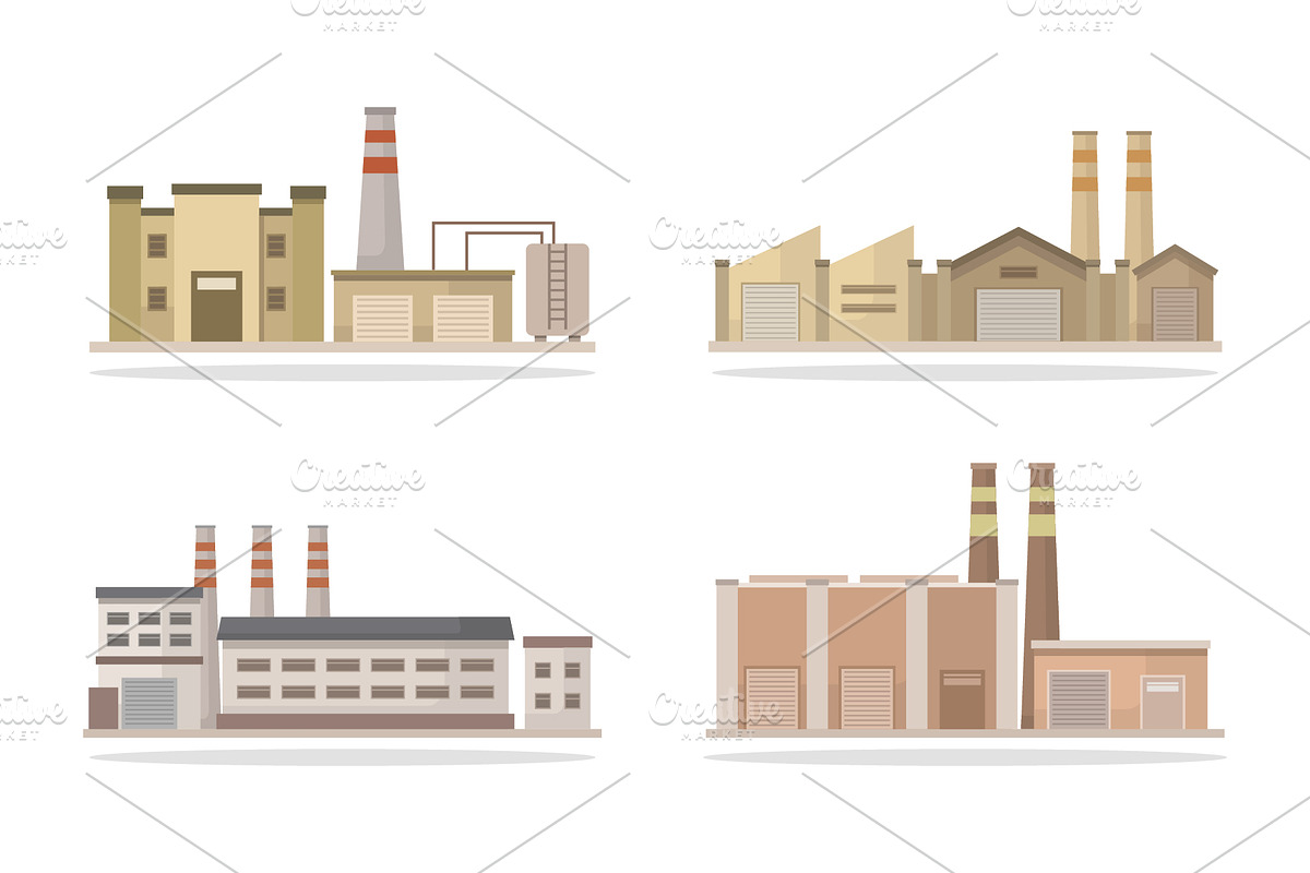 Factories, an Illustration by Mark1987