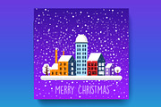 City landscape Christmas, a Decorative Illustration by AlexZeL (Thumbnail 6 of 8)