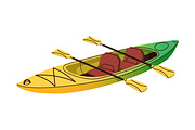 Different boats, water transport set, a Transportation Illustration by Good Studio (Thumbnail 4 of 11)