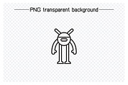 Bundle of Robot Avatars Line Icons, an Icon by Designfour (Thumbnail 3 of 7)