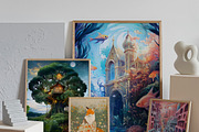 Surreal Posters Kids Room Gallery, a Graphic by SunnyAfternoons (Thumbnail 5 of 10)