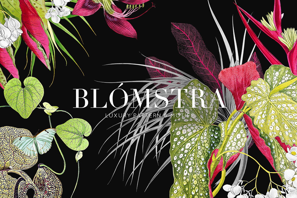 Blómstra, Luxury Spring 2021 Prints!, a Pattern Graphic by Pink Linen (Photo 1 of 14)