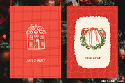 Whimsical Christmas hand drawn set, a Seasonal Illustration by Madiwaso (Thumbnail 5 of 12)