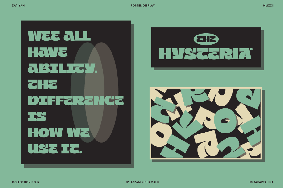 Zatiyan - Display Font, a Font by Zarma Type (Photo 5 of 12)