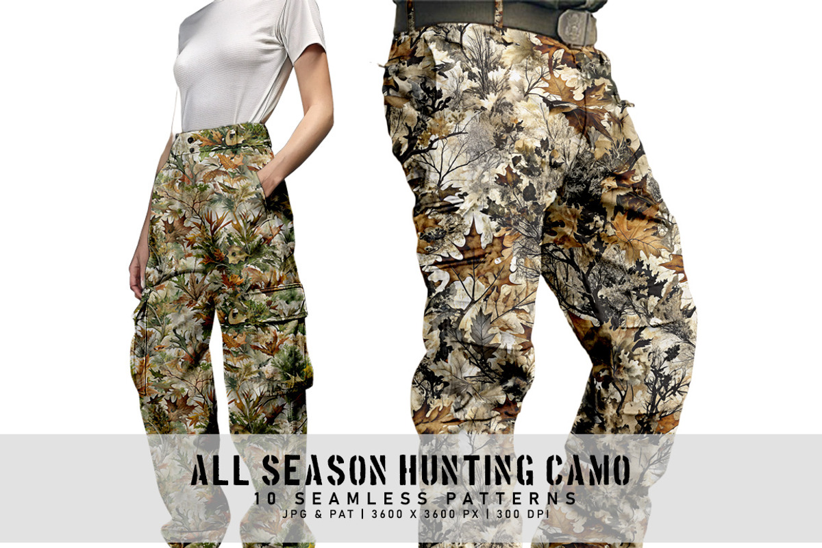 All Season Hunting Camo, a Pattern Graphic by Digital Art Creations (Photo 5 of 6)