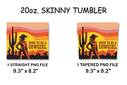 Born to Be Cowgirl 20oz Tumbler, an Arts & Entertainment Photo by LamanAzalea (Thumbnail 2 of 2)