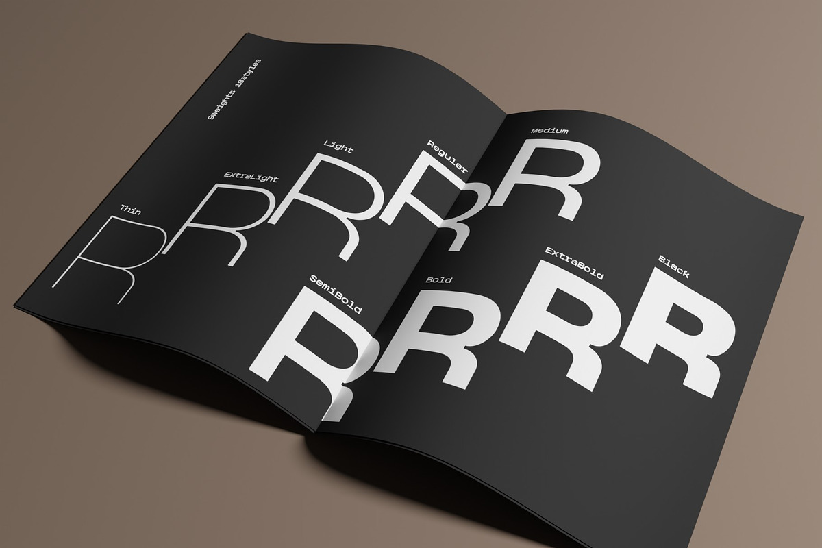 Caleb Mono Font Family, a Sans Serif Font by Ryul Davidson (Photo 3 of 19)
