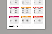 Calendar 2026 Layout Template, a Stationery Template by MightyDesign (Thumbnail 3 of 6)