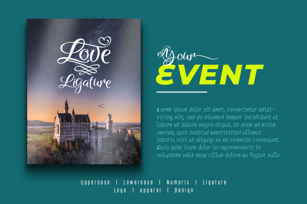 Shafeera Script Font, a Script Font by yantodesign (Photo 8 of 13)