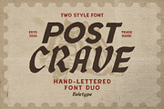 Post Crave - Two Style Font, a Blackletter Font by Bale Type (Thumbnail 1 of 10)
