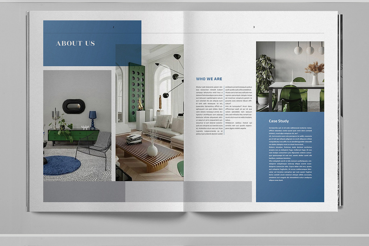 Blue Marketing Studio Brochure, a Brochure Template by Boris Cupac (Photo 3 of 7)