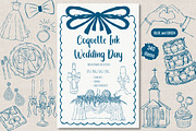 Coquette Ink Wedding Day Bundle, an Object Illustration by KathrineWatercolor (Thumbnail 1 of 14)