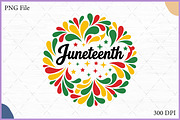 Juneteenth Splash Swirl Wreath SVG, a Decorative Illustration by Gfx Expert Team (Thumbnail 1 of 3)