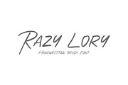 Razy Lory Handwriting Brush Font, a Handwritten Font by NTC Graphic (Thumbnail 1 of 9)