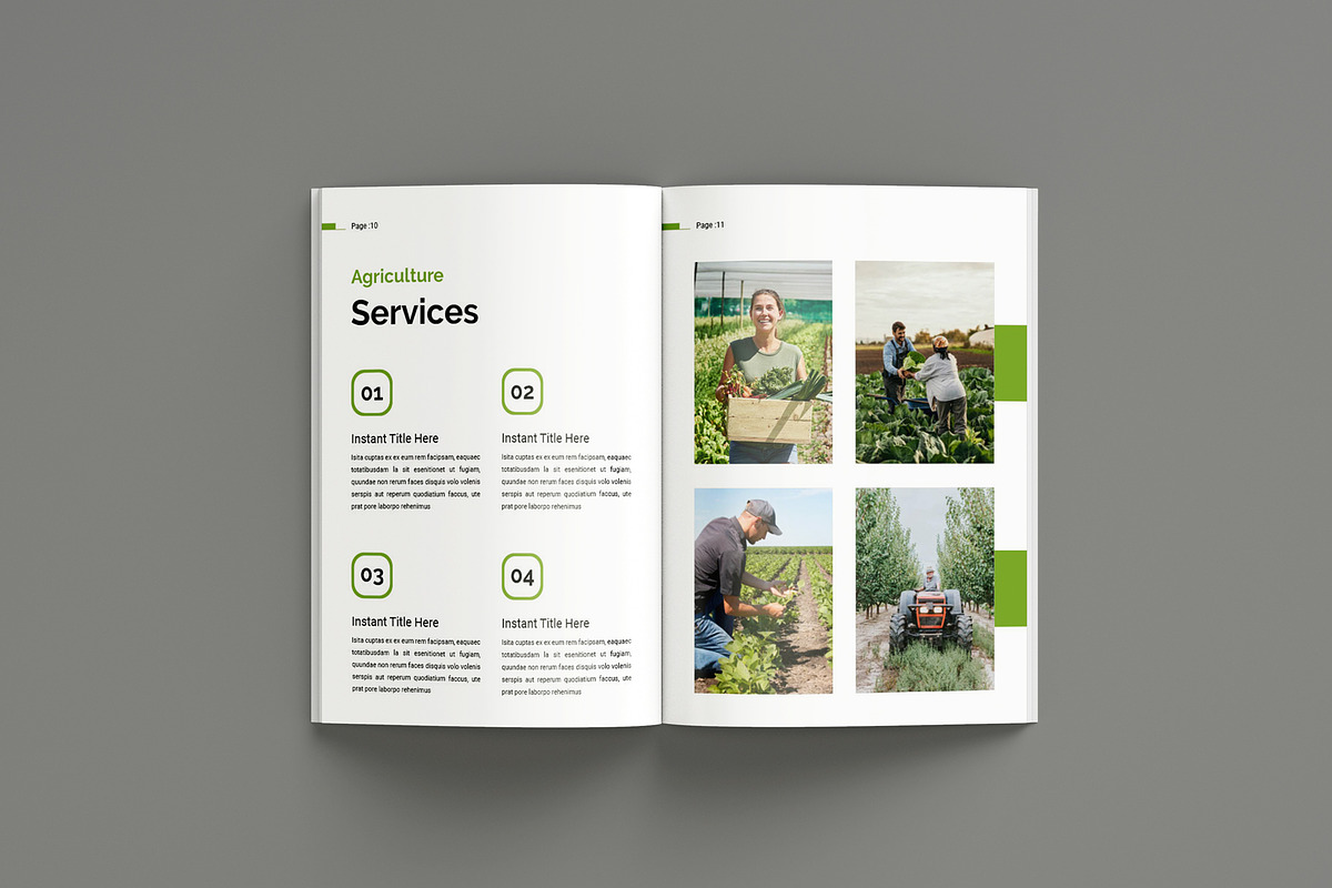 Agriculture Brochure Layout, a Brochure Template by Seeing-art (Photo 6 of 11)