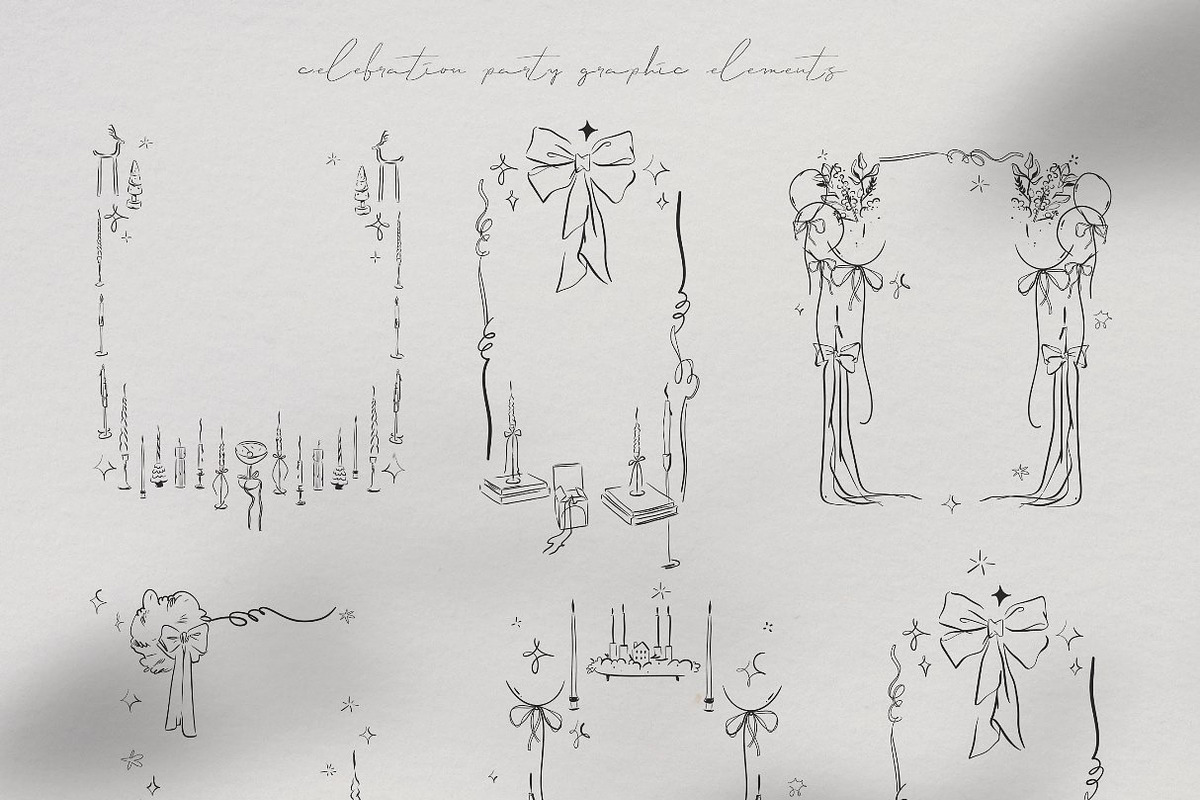 Celebration party graphic collection, an Object Graphic by Anastasy_helter (Photo 11 of 16)