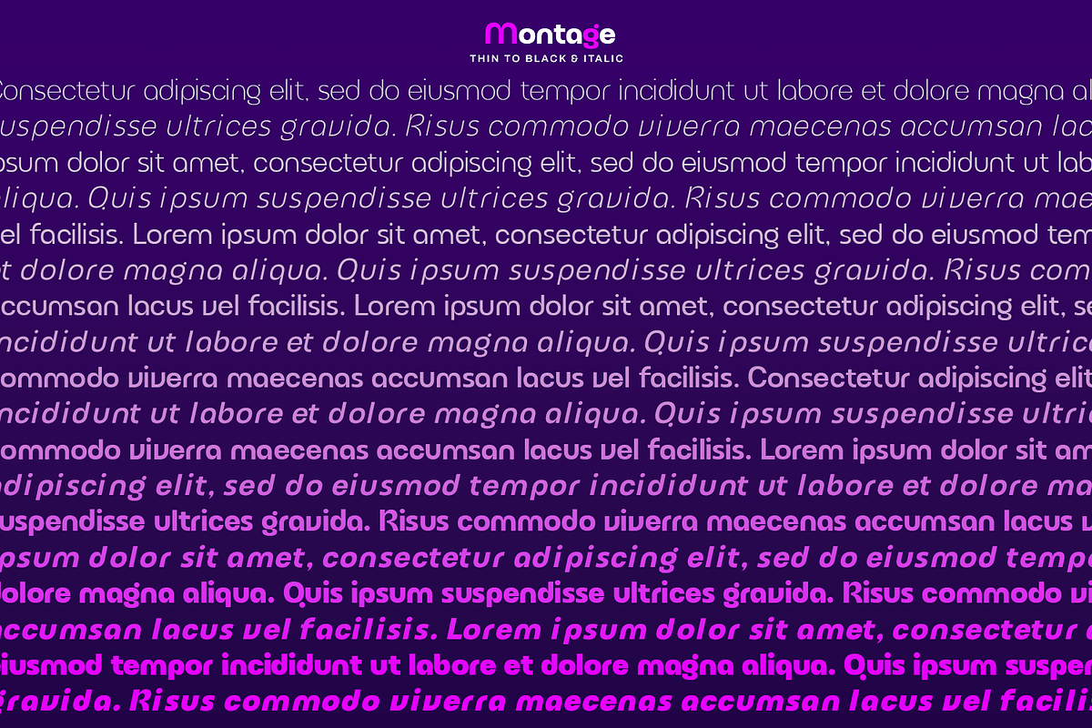 Montage, a Sans Serif Font by Umitype (Photo 8 of 10)