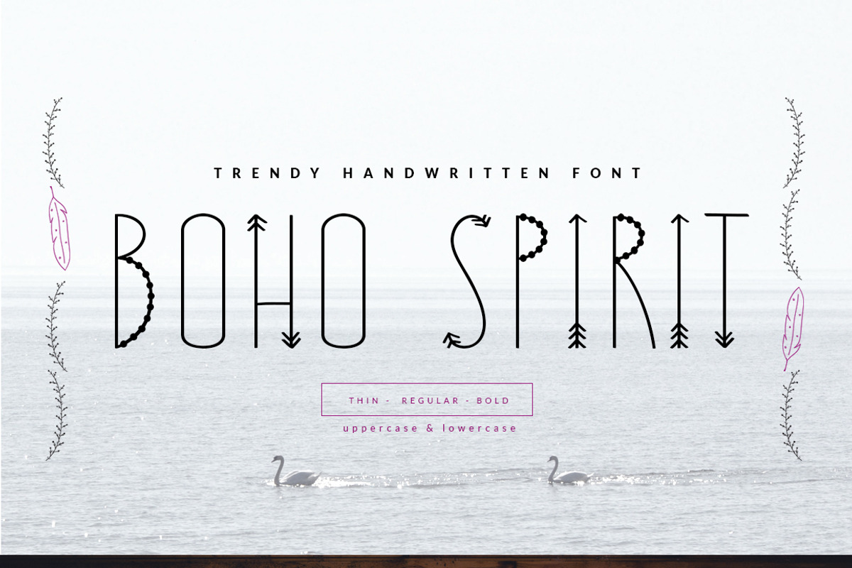 *BOHO SPIRIT* handwritten font+BONUS, a Script Font by CreativeFolks (Photo 16 of 16)