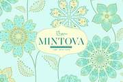 Mintova Luxury Floral Pattern, a Pattern Graphic by Fabrivo (Thumbnail 1 of 10)