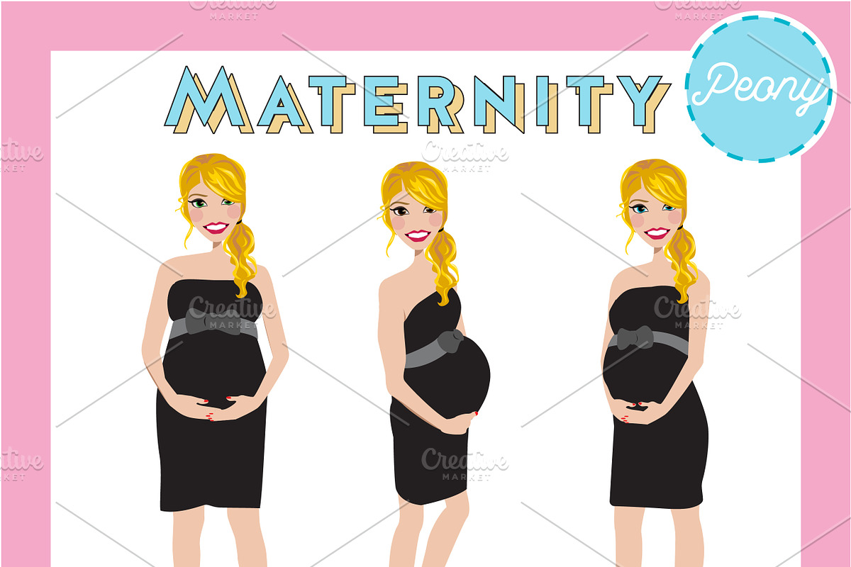Maternity Pregnant Portrait Creator, a Person Illustration by Lauren Lesley Studio (Photo 31 of 45)