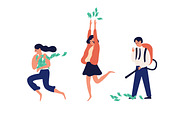 Rich people with money set, a Finance Illustration by Good Studio (Thumbnail 5 of 5)