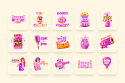 Birthday Sticker Set, an Emoji Icon by Brickclay (Thumbnail 6 of 8)