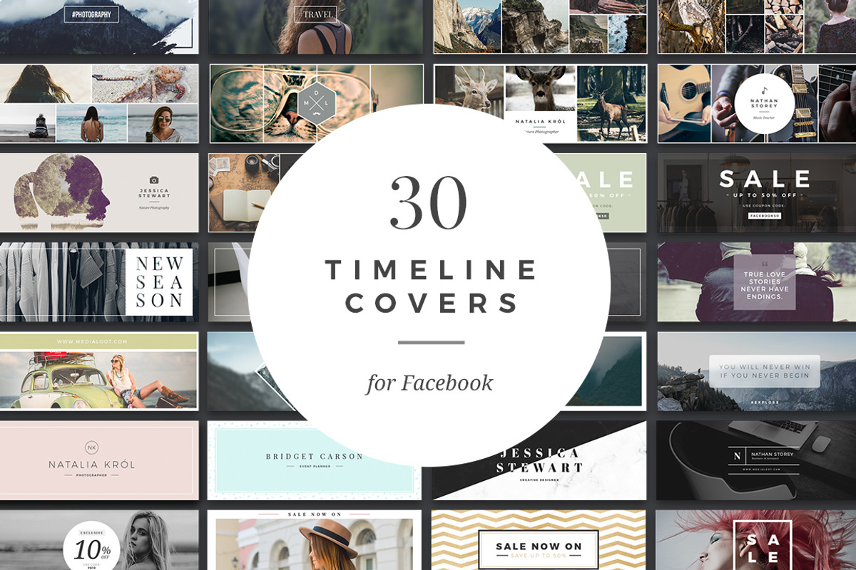 Facebook Timeline Cover Templates, a Templates & Theme by Medialoot (Photo 1 of 7)