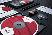 Red And Black Corporate Identity, a Stationery Template by Marvel (Thumbnail 1 of 5)