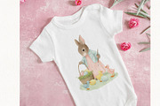 Easter clipart set, an Animal Illustration by AlenaVlasko stock Market (Thumbnail 5 of 6)