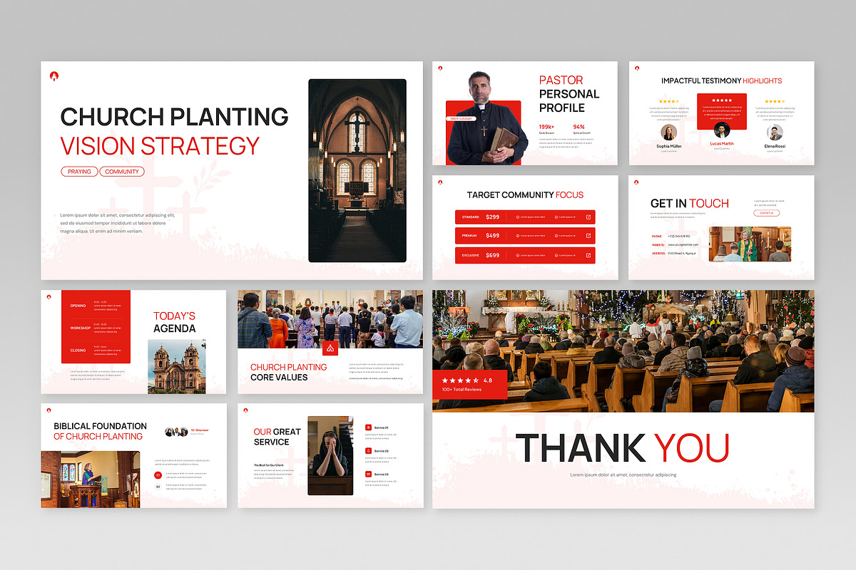 Church Planting Google Slides, a Presentation Template by Antstheme (Photo 2 of 4)