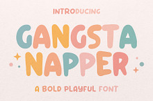 Gangsta Napper - Playful Font
